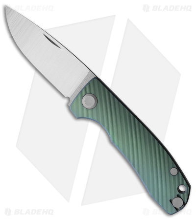 PMP Knives Harmony Slip Joint Knife Green (3" Satin)