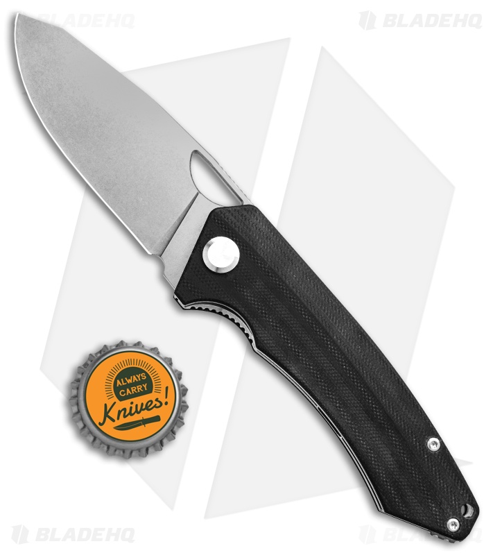 PMP Knives Spartan Liner Lock Knife Black G-10 (3.3" SW)