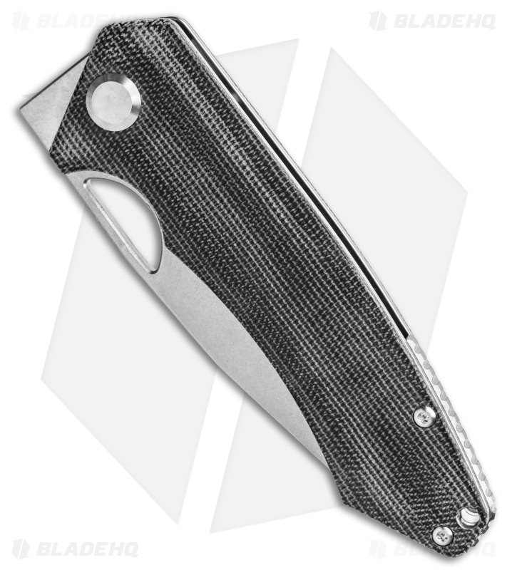 PMP Knives Spartan Liner Lock Knife Black Micarta (3.3" SW)