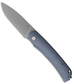 PMP Knives User II Frame Lock Knife Blue Titanium (3" Bead Blast)