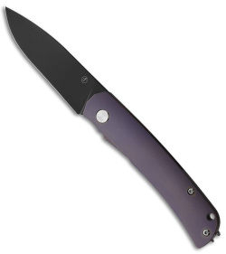 PMP Knives User II Frame Lock Knife Purple/Copper Titanium (3" Black)