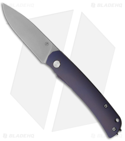 PMP Knives User II Frame Lock Knife Lavender Titanium (3" Bead Blast)