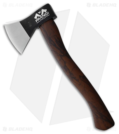 Prandi 14.25" German Style Throwing Hatchet Briar Wood Printed Hickory Handle