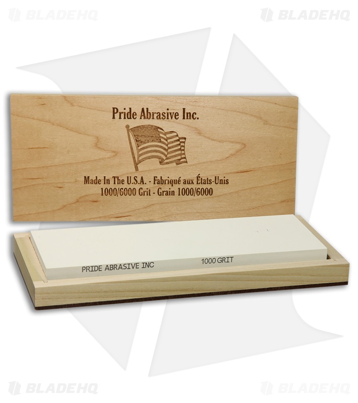 Pride Abrasive Combination Water Stone / Whetstone (Grit: 1000K and 6000K)