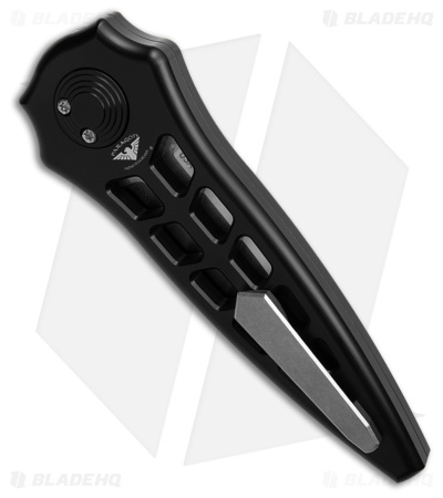 Paragon Warlock Enchanter Knife Skeletonized Black Aluminum (3.8" Satin)