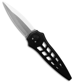 Paragon Warlock Enchanter Knife Skeletonized Black Aluminum (3.8" Satin)