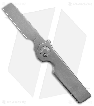 Paragon Krazor Gravity Knife Stonewash Titanium (4" Stonewash)