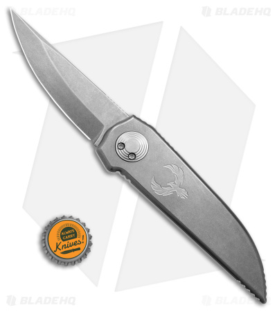 Paragon Phoenix Knife Stonewash Titanium(3.9" SW S35VN) 