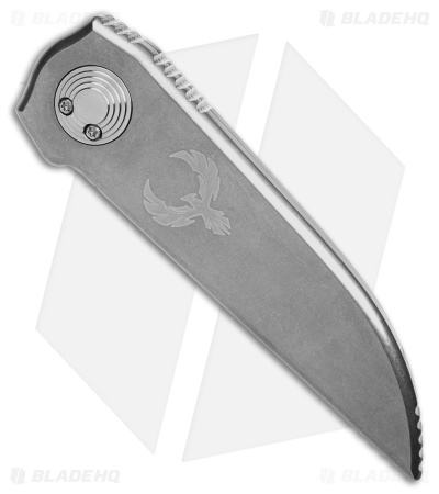 Paragon Phoenix Knife Stonewash Titanium(3.9" SW S35VN) 
