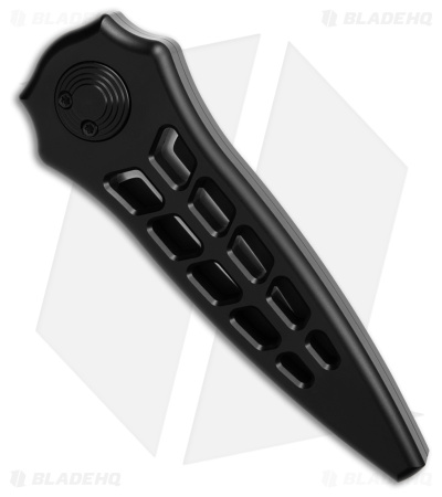 Paragon Warlock Enchanter Knife Skeletonized Black Aluminum (3.8" Two-Tone)