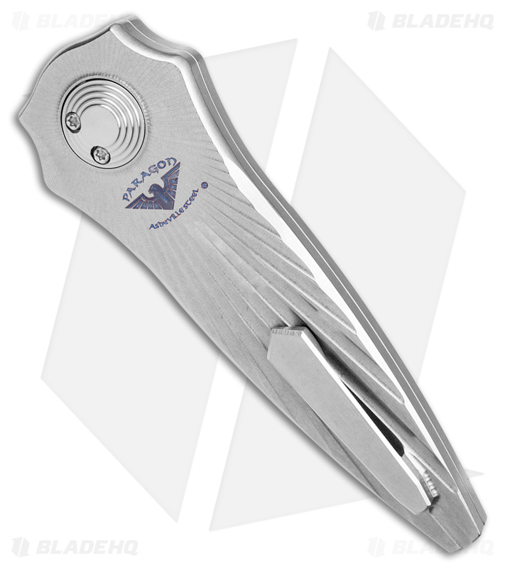 Paragon Warlock Metallic Silver Titanium Starburst (3.9" Gray/Stonewash)