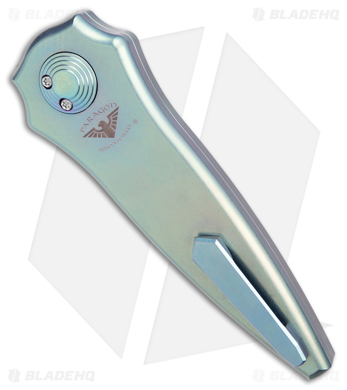 Paragon Warlock Metallic Teal Titanium Smooth (3.9" Gray/Stonewash)