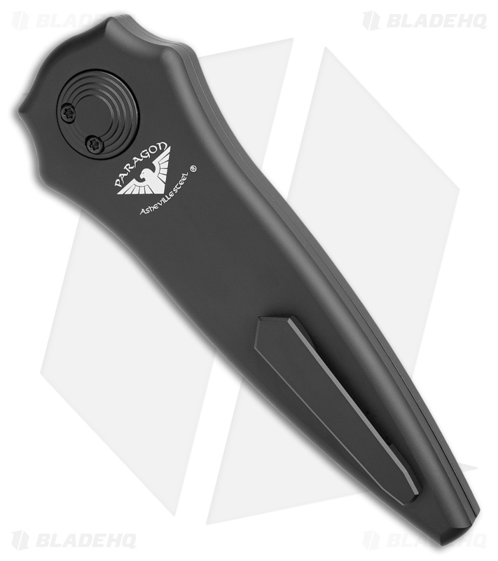 Paragon Warlock-X Folding Knife Smooth Black Cerakote (3.9" Black)