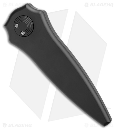 Paragon Warlock-X Folding Knife Smooth Black Cerakote (3.9" Satin 2-Groove)