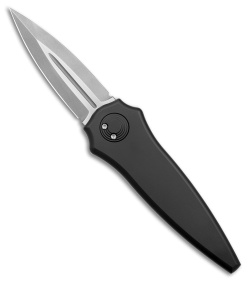 Paragon Warlock-X Folding Knife Smooth Black Cerakote (3.9" Satin 1-Groove)