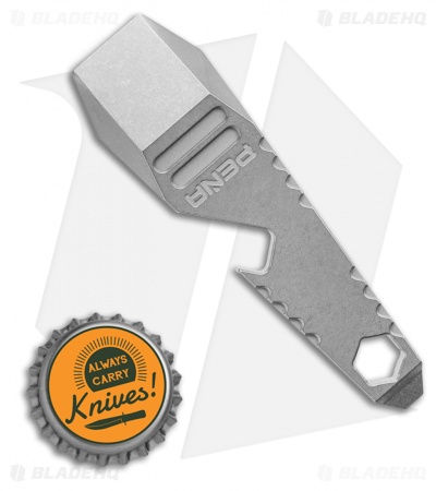 Pena Knives X-Series Pry Bar Bottle Opener Tool Titanium (2.75" SW)