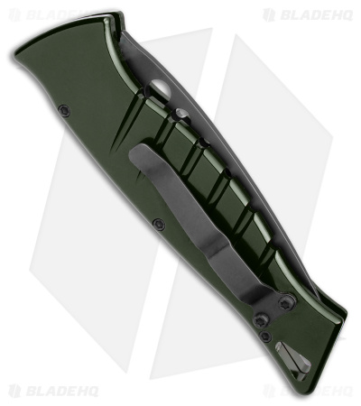 Piranha Amazon Automatic Knife Green (3.45" Black)