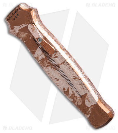 Piranha Knives Auto Rated-R  D/A OTF Automatic Knife Camo Al (3.5" Mirror) P-19C