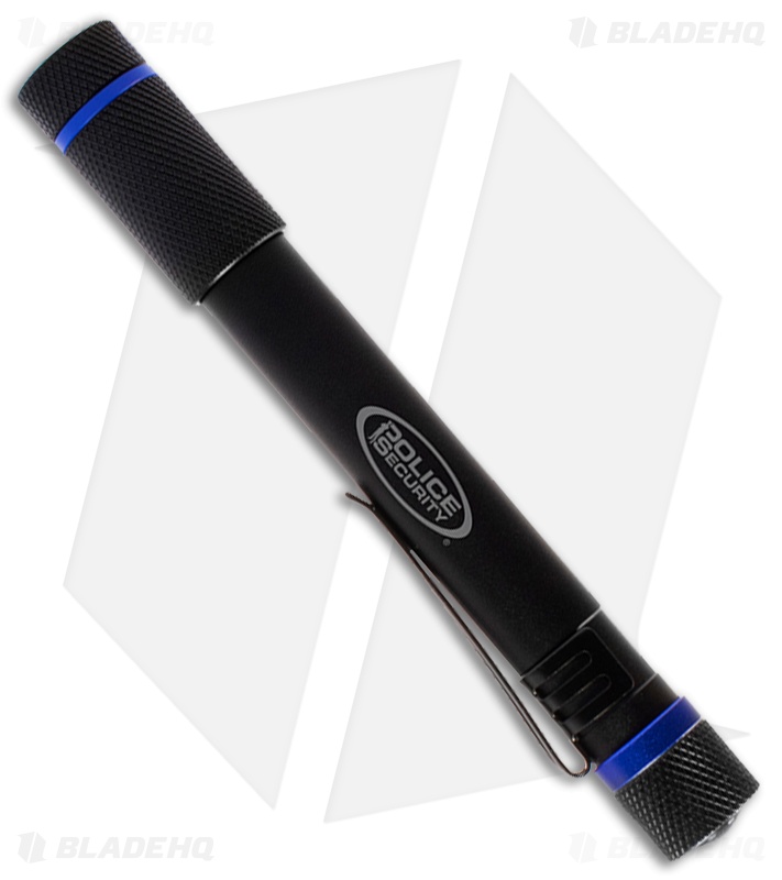 Police Security Aura Flashlight Black Aluminum (5.50") 98419