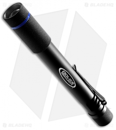Police Security Aura Flashlight Black Aluminum (5.50") 98419