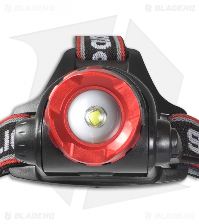 Police Security Elite Lookout Headlamp Red/Black (970 lumens) 98070