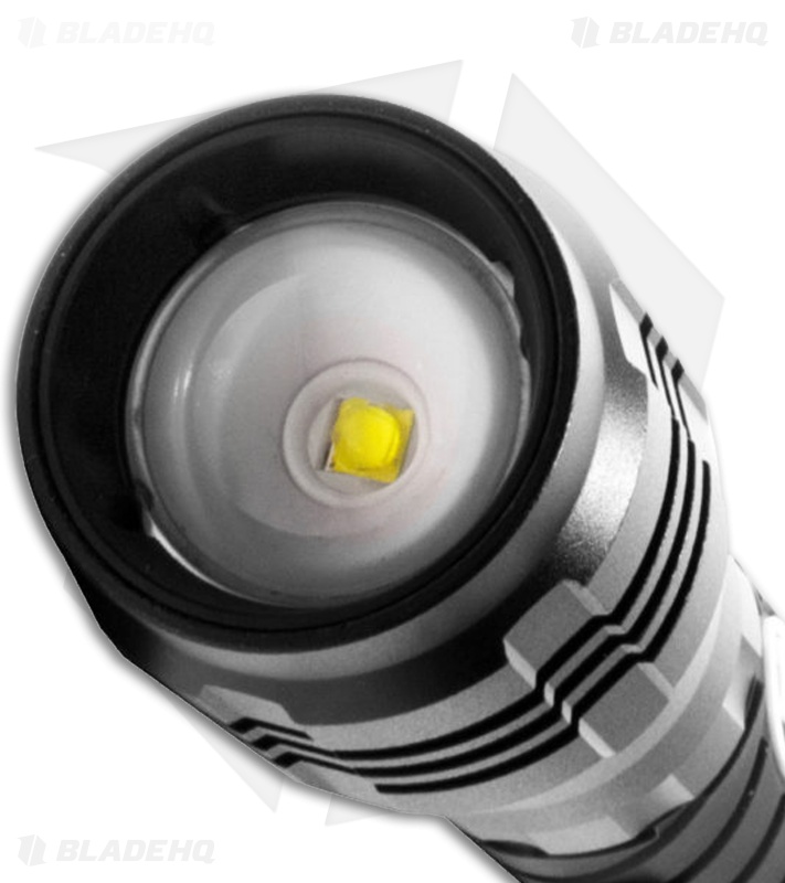 個人装備 LINE OF FIRE SENTRY M/BK Police Security Elite Zephyr Black Flashlight 6.5