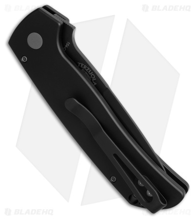 Pro-Tech Terzuola ATCF Automatic Knife Black Aluminum (3.5" DLC 154-CM)