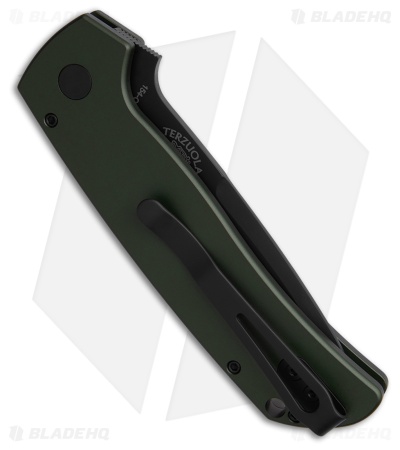 Pro-Tech Terzuola ATCF Automatic Knife Green Aluminum (3.5" DLC 154-CM)