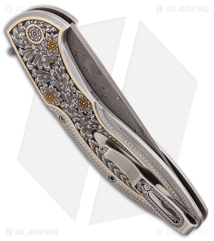 Pro-Tech Cambria Masterpiece Custom Knife - Damascus Pearl | Blade HQ