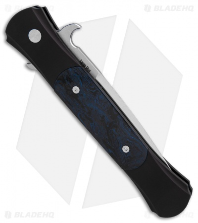 Pro-Tech Large Don Automatic Knife Blue Ebonite (4.5" Satin) 