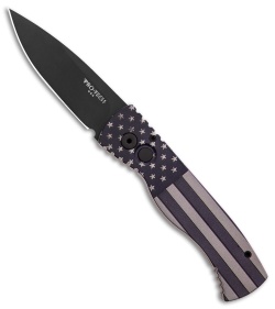 Pro-Tech Custom TR-2 Automatic Knife PK Tactical Flag #4 (Black) Blade Show 2018