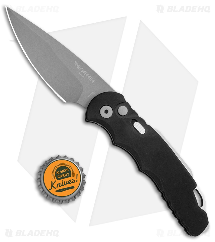 Pro-Tech TR-5 Automatic Knife Black Aluminum (3.25" Bead Blast)
