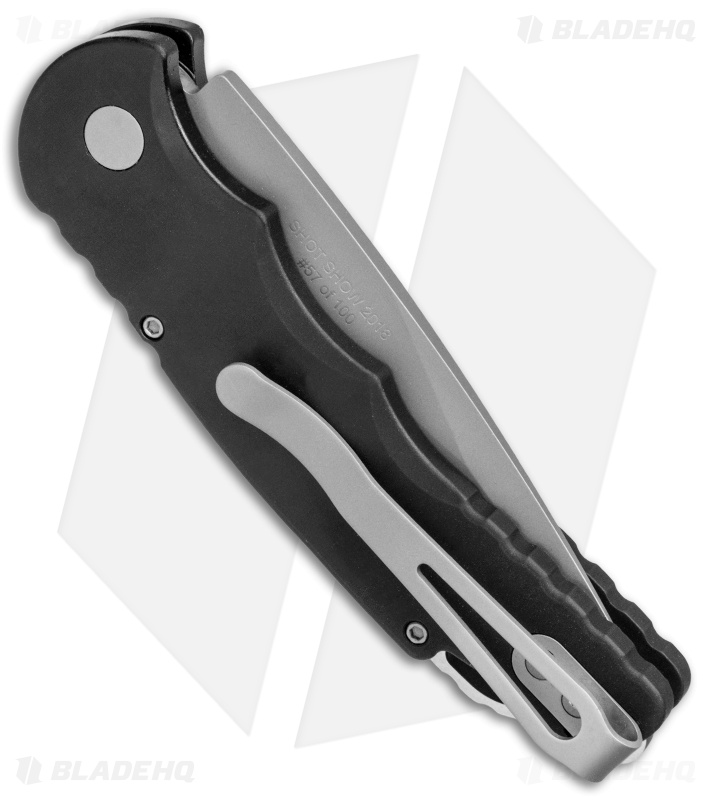 Pro-Tech TR-5 Automatic Knife Black Aluminum (3.25" Bead Blast)