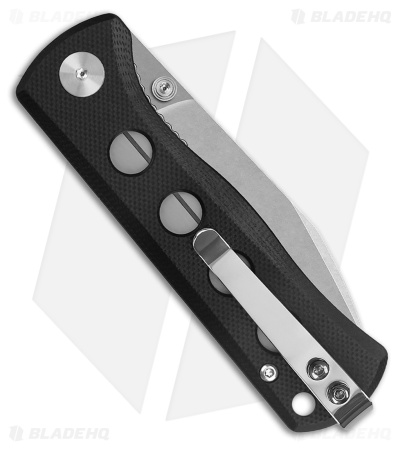 QSP Canary Folder Liner Lock Knife Black G-10 (2.8" Stonewash 14C28N)