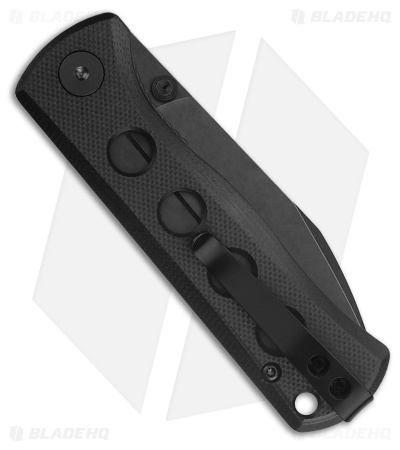 QSP Canary Folder Liner Lock Knife Black G-10 (2.8" Black Stonewash 14C28N)