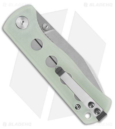 QSP Canary Folder Liner Lock Knife Jade G-10 (2.8" Stonewash 14C28N)