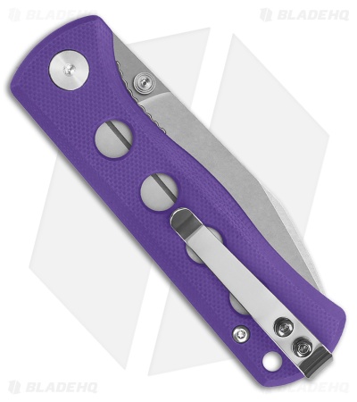 QSP Canary Folder Liner Lock Knife Purple G-10 (2.8" Stonewash 14C28N)