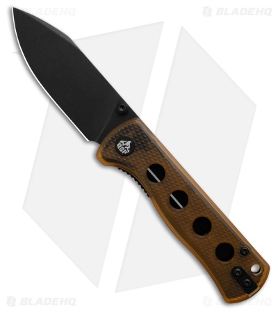 QSP Canary Folder Liner Lock Knife Yellow Ultem (2.8" Black Stonewash 14C28N)