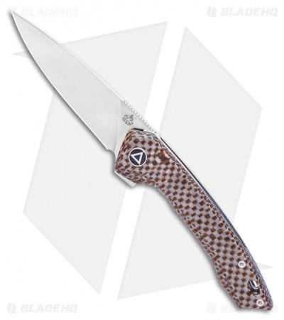QSP Knife Leopard Liner Lock Knife  (3.25" Satin) 