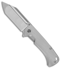 QSP Knife Rhino Frame Lock Knife BB Titanium (3" Satin M390)