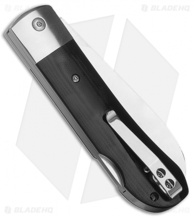 QSP Worker Lock Back Knife Black G-10 (3.5" Satin)