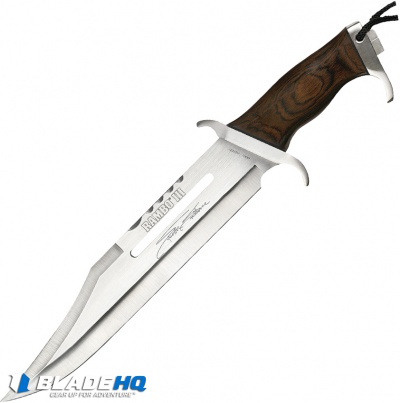 Rambo III Stallone Signature Fixed Blade (13.00" Satin)