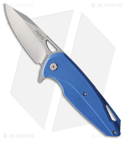 REVO Vipera XL Spring Assisted Liner Blue G-10 SW