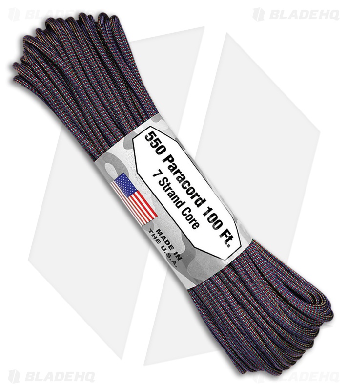 Atwood 550 Lb. Paracord 100 Ft. 7 Strand Core Color Changing (Phazer)