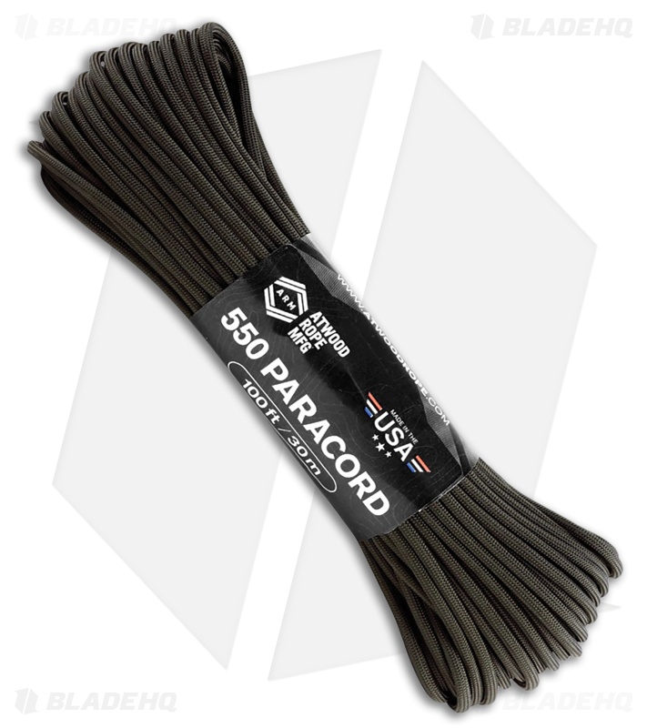 Atwood Rope MFG Parachute Cord Stealth Olive