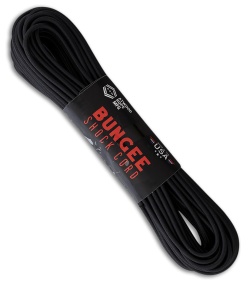 Atwood Rope MFG Bungee Shock Cord 50ft Black