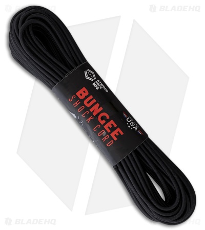 Atwood Rope MFG Bungee Shock Cord 50ft Black