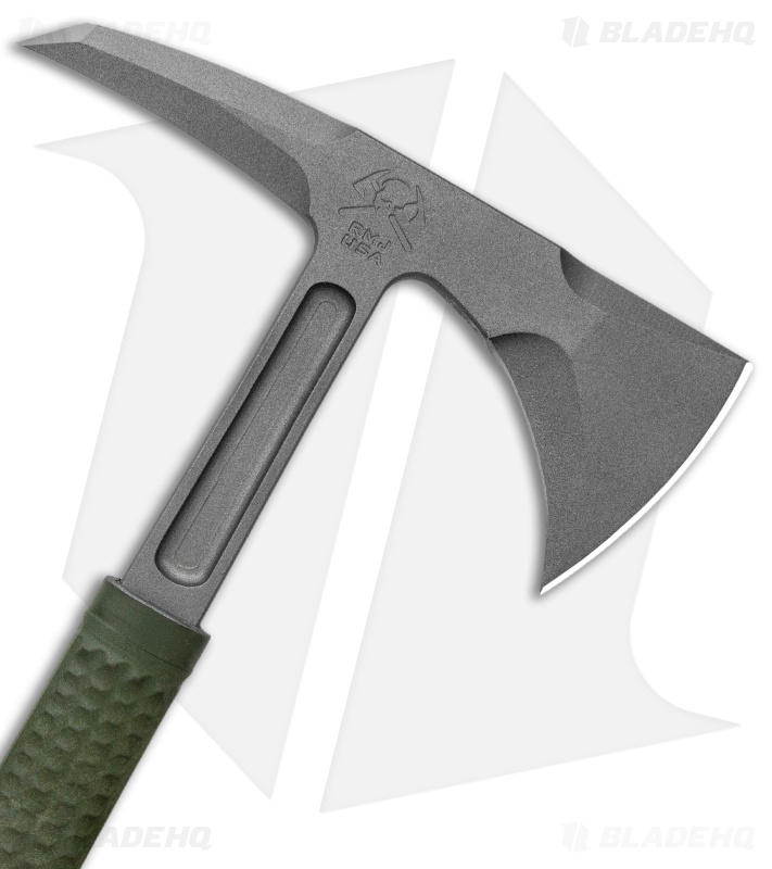 RMJ Tactical Shrike 15.75" Tomahawk Axe Green (Tungsten Cerakote)