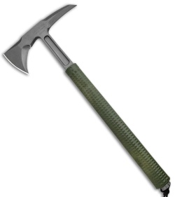 RMJ Tactical Shrike 15.75" Tomahawk Axe Green (Tungsten Cerakote)