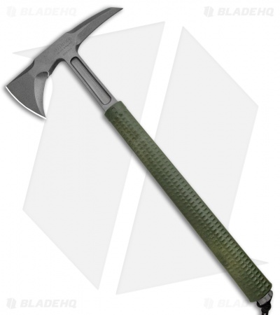 RMJ Tactical Shrike 15.75" Tomahawk Axe Green (Tungsten Cerakote)